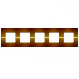 FD01405CB Основа рамок Belle Epoque Metal Bright chrome 5-постовая гор/верт. Fede