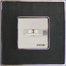 FD01321MCB Рамка Vintage Tapestry Хром 1-постовая Fede