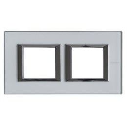 HA4802M2HVKA Рамка Axolute Квадрат Кристалл 2+2 модуля Bticino
