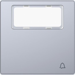 MTN3365-6036 D-life клавиша 1-ная, пол. для надп., звонок, нерж. сталь Merten