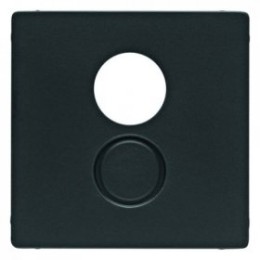 11966086 Центральная панель для розетки к громкоговорителю цвет: антрацит Q.1 Berker