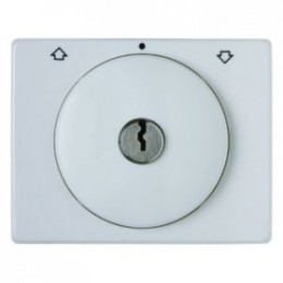 10790069 Центральная панель с замком к жалюзийному замочному выключателю цвет: полярная белизна, с блеском Arsys Berker