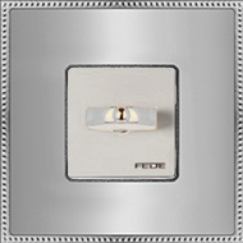 FD01431CBCB Рамка Belle Epoque Metal Хром 1-постовая Fede