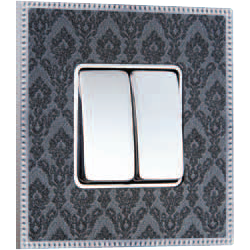 FD01441DNCB Рамка Belle Epoque Tapestry Хром 1-постовая Fede