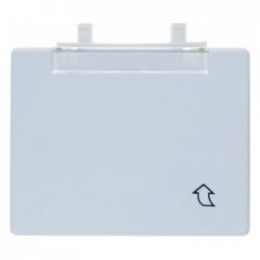 11410069 Откидная крышка с полем для надписи, высокая цвет: полярная белизна, с блеском Arsys Berker