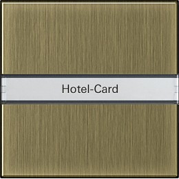 0140603 Выключатель для карт, используемых в отелях Бронза Gira