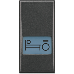 HS4921BL Axolute Клавиша свет кроват 1м ант Bticino