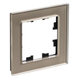 ATN320501 Рамка одинарная Schneider Electric Atlasdesign Nature, шампань стекло
