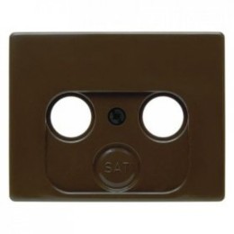 12010111 Центральная панель для антенной розетки 2 и 3 отверстия Berker