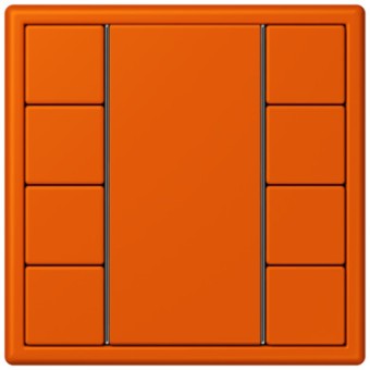 LC504TSA4320S Les Couleurs® Le Corbusier KNX кнопочный модуль F 50 с четырьмя парами кнопок orange vif Jung