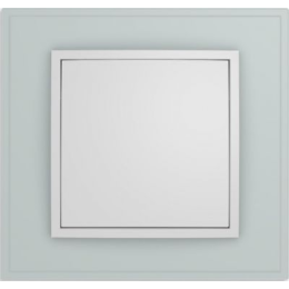 10116909 Рамка B.7 Полярная белизна, стекло 1-постовая Berker