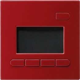 117543 Электронный таймер Easy Красный Gira S-color