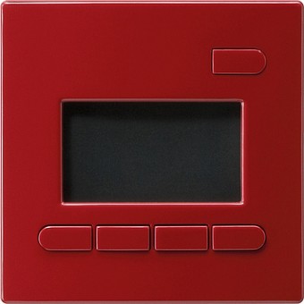 117543 Электронный таймер Easy Красный Gira S-color