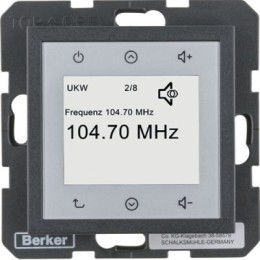 28841606 RADIO TOUCH, S.1/B.x, цвет: антрацитовый Berker
