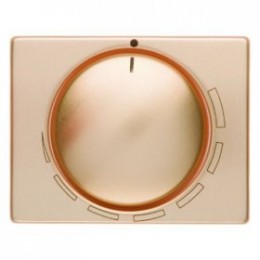 11340022 Центральная панель с регулирующей кнопкой для регулятора числа оборотов цвет: золотой, металл Arsys Berker