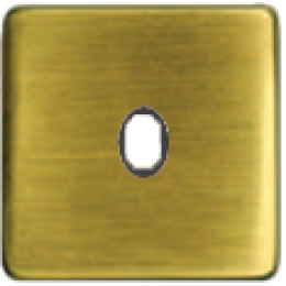 FD04320PB-M Монтаж. плата для выключателя тумблерного типа с 1 коннектором, цвет bright patina+чер. FEDE