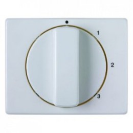 10870069 Центральная панель с вращающейся ручкой для 3-уровневого выключателя цвет: полярная белизна, с блеском Arsys Berker