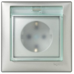 770150 Рамка Valena Алюминий 1-постовая Legrand