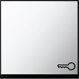 0287605 Клавиша с символом "ключ" Хром Gira