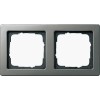 021221 Рамка E22 Сталь Edelstahl 21 2-постовая Gira