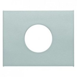 11657003 Центральная панель для нажимной кнопки и светового сигнала Е10 цвет: алюминий, K.5 Berker