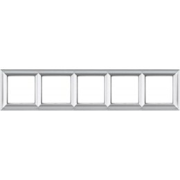 EPD485AL Рамка ECO Profi Deco Алюминий 5-постовая гор/верт. Jung