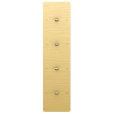 Schneider Electric Sequence 5 SEQ5 Выключатель кнопочный Х4 Тумблерный, Матовое золото S800246C Schneider Electric Sequence 5 SEQ5 Выключатель кнопочный Х4 Тумблерный, Матовое золото S800246C