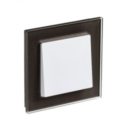 ATN320601 Рамка одинарная Schneider Electric Atlasdesign Nature, мокко стекло