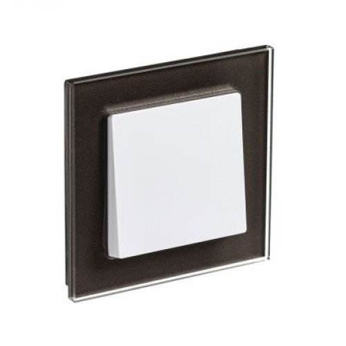 ATN320601 Рамка одинарная Schneider Electric Atlasdesign Nature, мокко стекло