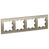 ATN000504 Рамка AtlasDesign Шампань 4-постовая Schneider Electric