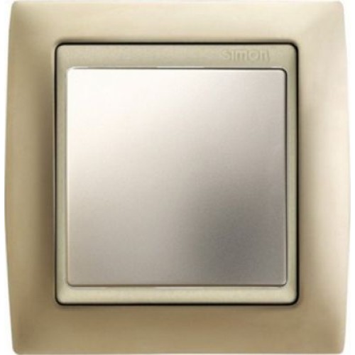 82914-34 Рамка декоративная, 1 пост, Simon 82, шампань-шампань