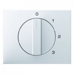 10877109 Центральная панель с вращающейся ручкой для 3-уровневого выключателя цвет: полярная белизна, с блеском K.1 Berker