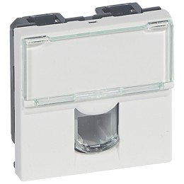 078731 Mosaic Розетка RJ11 2 модуля Legrand