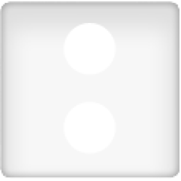 FD0322 Накладка ТВ розетки двойной, цвет Белый FEDE