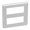 079330 Рамка Mosaic Алюминий 2х5-модульная Legrand