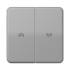 CD595PGR CD 500/CD plus Серый Клавиша 2-я жалюзийная Jung