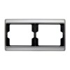 13640004 Рамка Arsys Нержавеющая сталь 2-постовая Berker