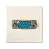 2700091-031 Розетка для подключения VGA-разъёма, HD15, винтовое соединение, широкий модуль, Simon 27, слоновая кость