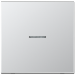 AL1561.07U LS 990 Алюминий Накладка светорегулятора/выключателя нажимного с индикацией Jung LS серия