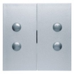 15711404 Прикручивающиеся клавиши цвет: алюминий, матовый B.1/B.7 Glas Berker