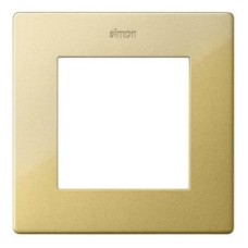 2400610-066 Рамка на 1 пост, золото Simon 24 2400610-066 Рамка на 1 пост, золото Simon 24
