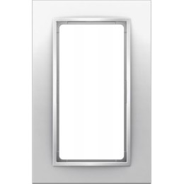 13096919 Рамка с большим вырезом B.7 Полярная белизна 2-постовая Berker