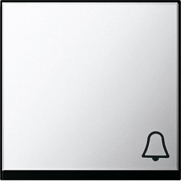 0286605 Клавиша с символом "звонок" Хром Gira