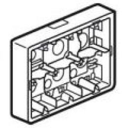 080276 Mosaic Коробка накладная 2х6/8м,выключателя 50мм Legrand
