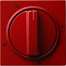 064243 Накладка таймера 120 мин Красный Gira S-color