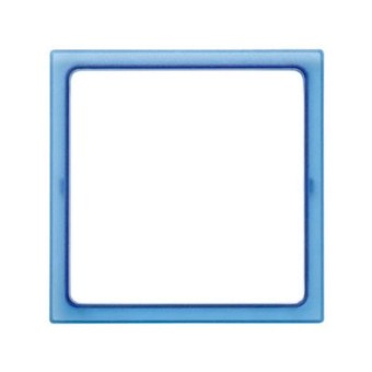 2700670-109 Вставка декоративная в рамку базовую с вырезом, Simon 27 Play, прозрачный синий