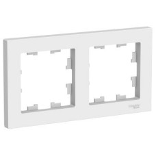 ATN000102 Рамка AtlasDesign Белый 2-постовая Schneider Electric ATN000102 Рамка AtlasDesign Белый 2-постовая Schneider Electric