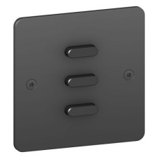 Schneider Electric Sequence 5 SEQ5 Выключатель для рольставней, Чёрный матовый S800243NM Schneider Electric Sequence 5 SEQ5 Выключатель для рольставней, Чёрный матовый S800243NM