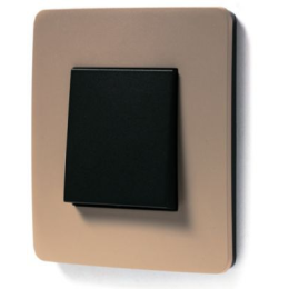 NU280228 Рамка Unica Studio Color Песочный / Антрацит 1-постовая Schneider Electric