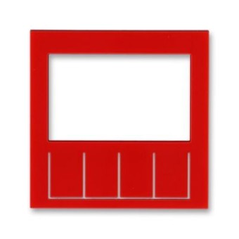 Сменная панель ABB Levit на накладку терморегулятора / таймера красный ND3292H-A11 65 2CHH910011A8065